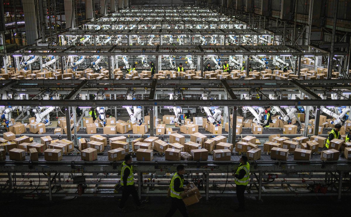 China's 2026 express parcel volume tops 150 billion — 12 days earlier than last year — as rail mail to Europe and cargo flights expand